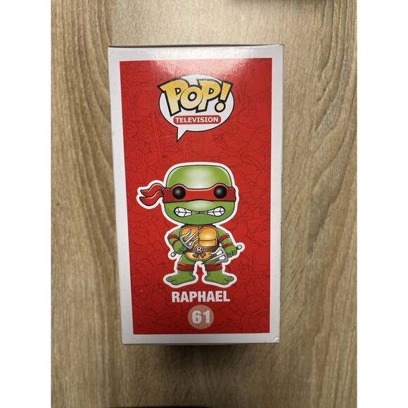 Funko Pop! Television Teenage Mutant Ninja Turtles #61 Raphael FLAWED BOX - Picture 5 of 5